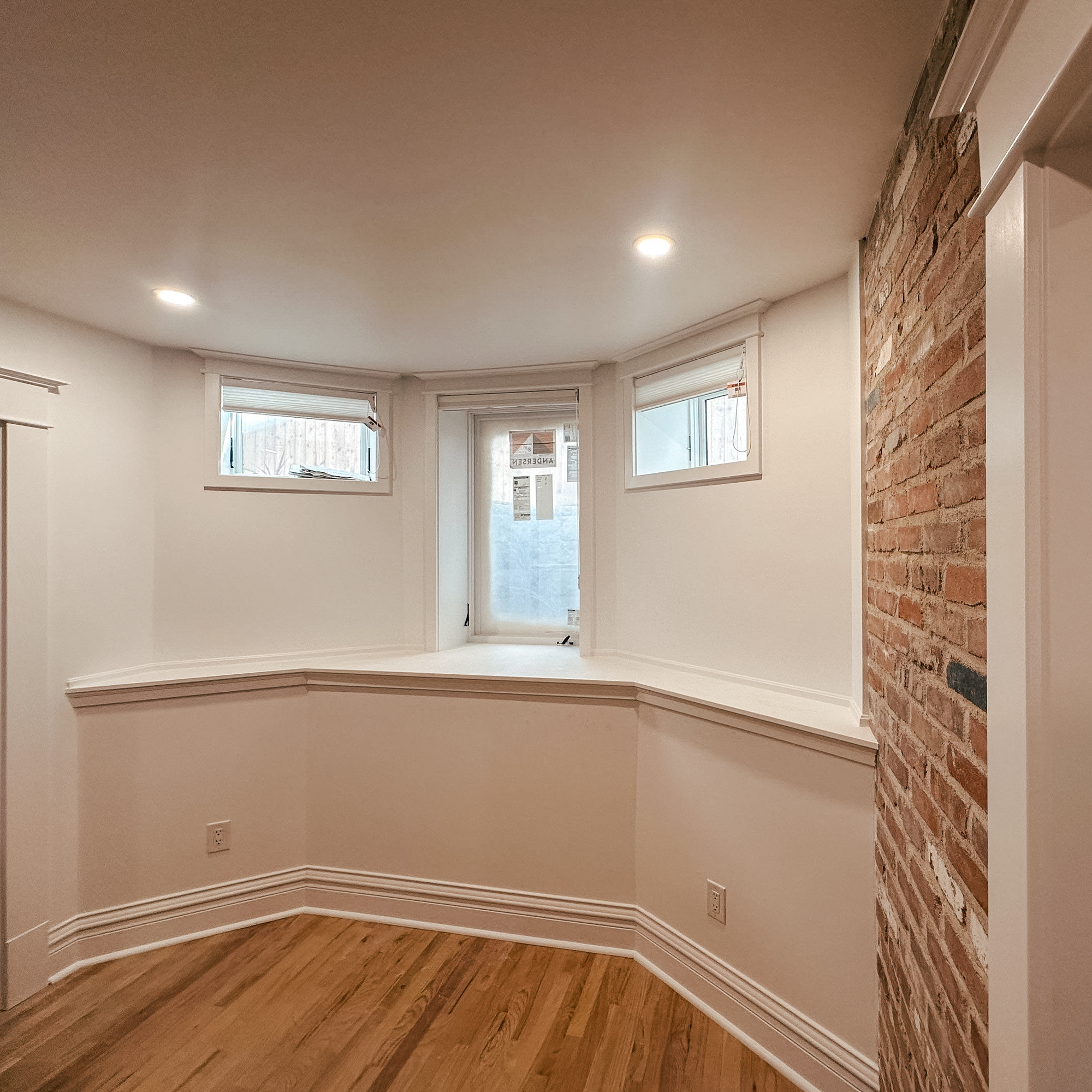 After photo of a crawl space to basement conversion in Denver.